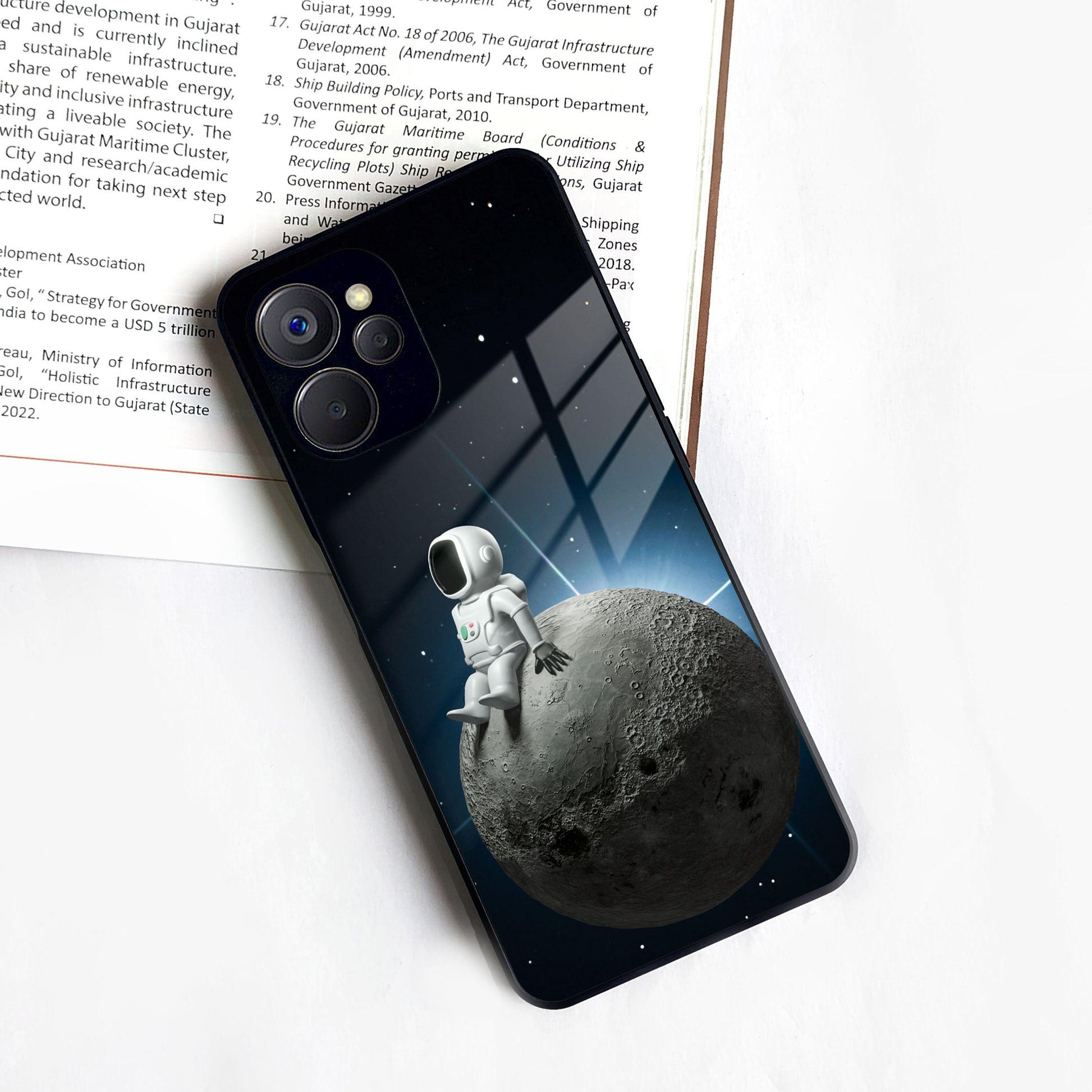 Astronod Moon Glass Case Cover For Realme/Narzo ShopOnCliQ