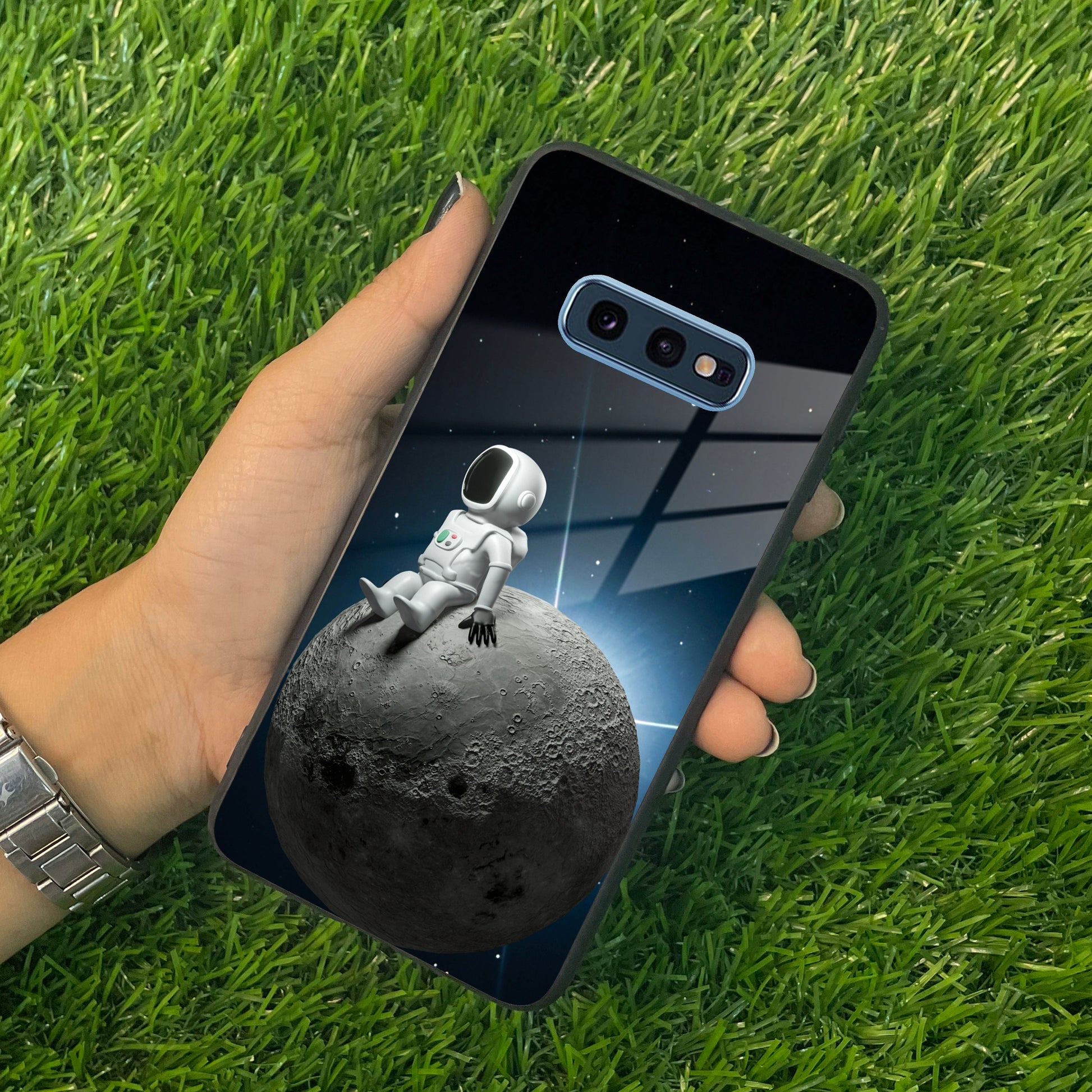 Astronod Moon Glass Case Cover For Samsung ShopOnCliQ