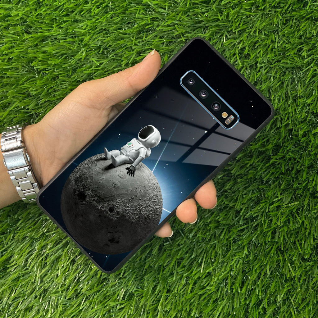 Astronod Moon Glass Case Cover For Samsung - ShopOnCliQ