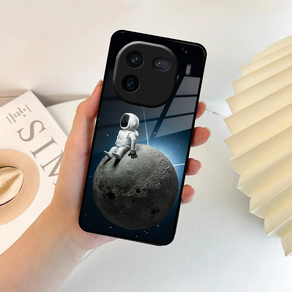 Astronod Moon Glass Case Cover For Vivo - ShopOnCliQ