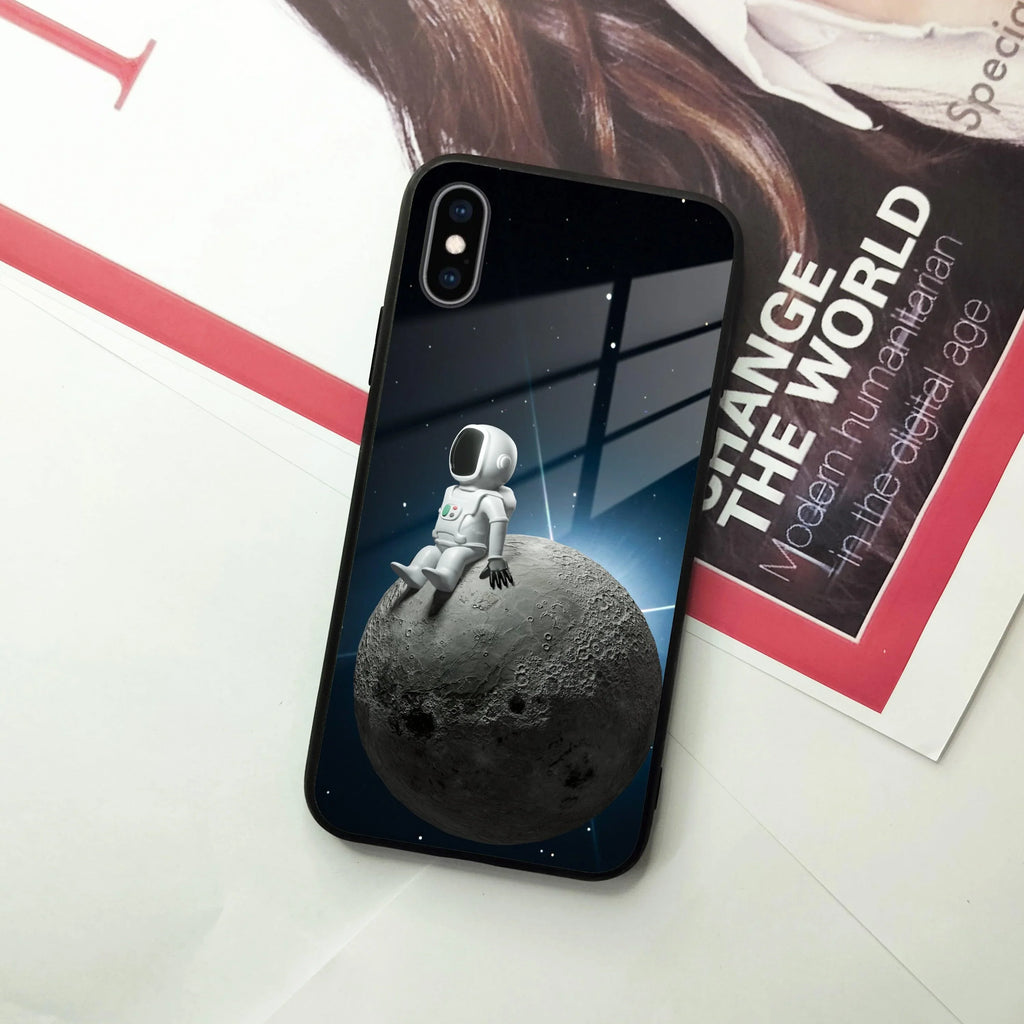 Astronod Moon Glass Case Cover For iPhone - ShopOnCliQ