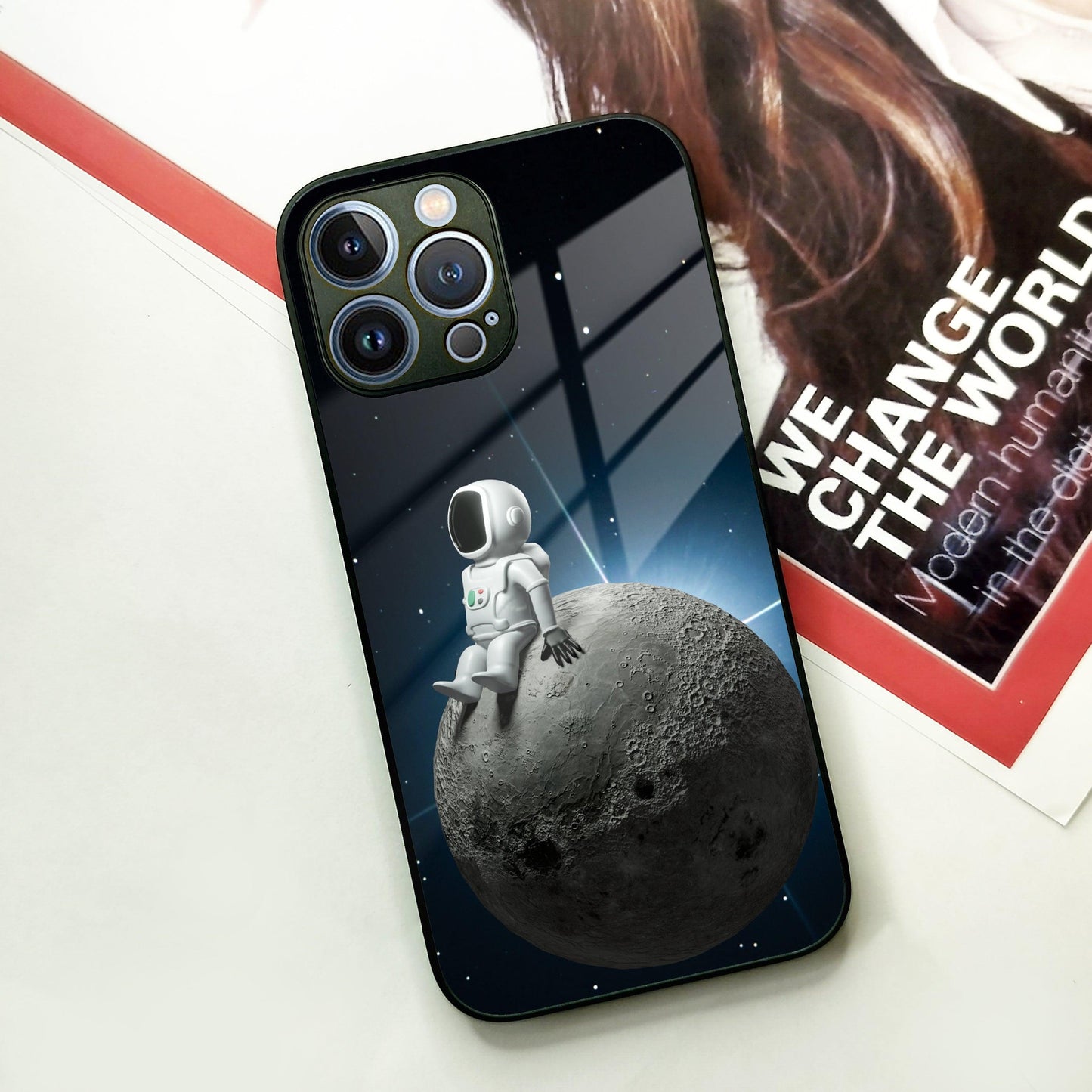 Astronod Moon Glass Case Cover For iPhone