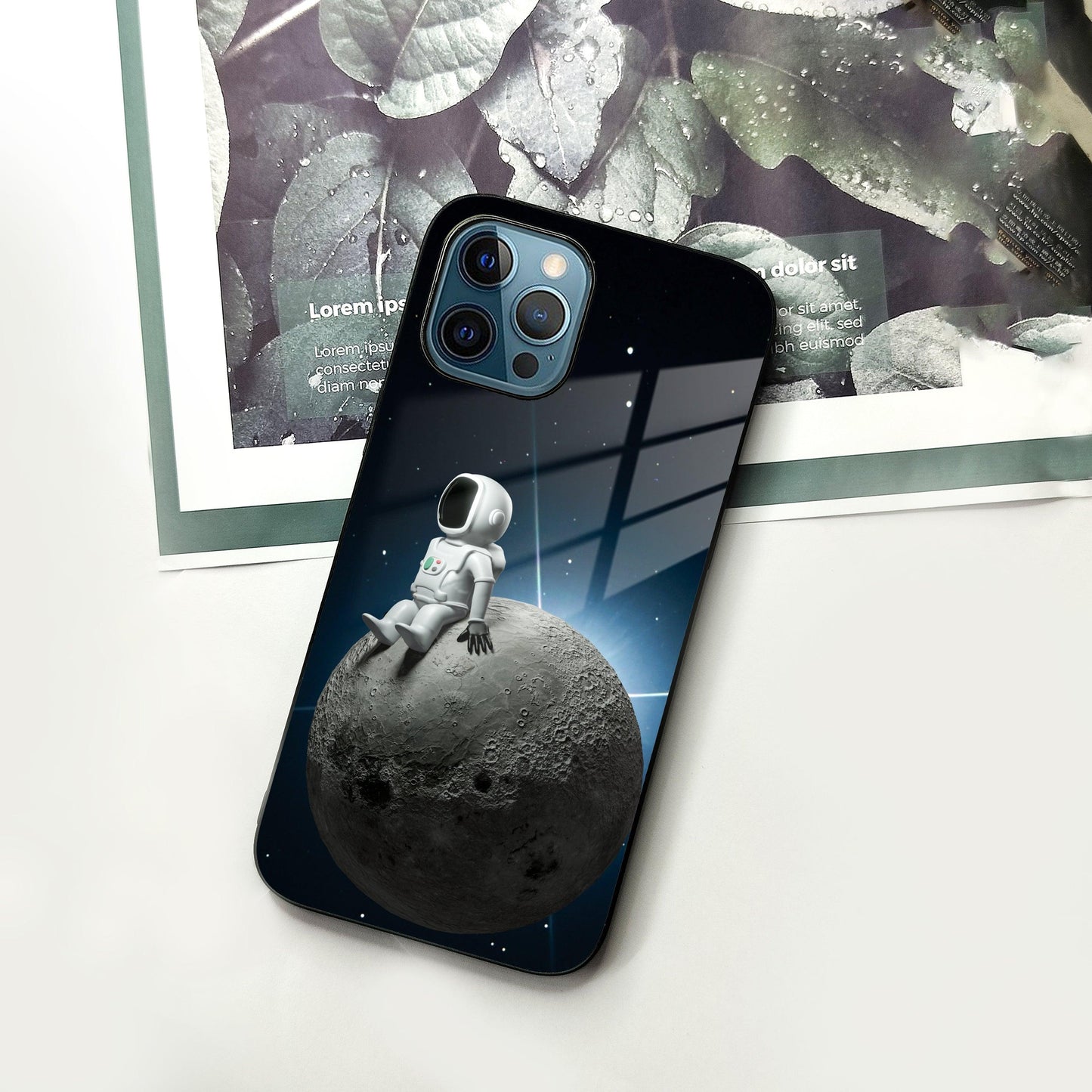 Astronod Moon Glass Case Cover For iPhone