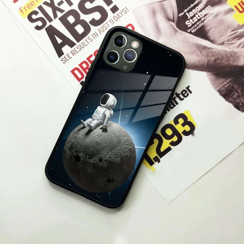 Astronod Moon Glass Case Cover For iPhone - ShopOnCliQ