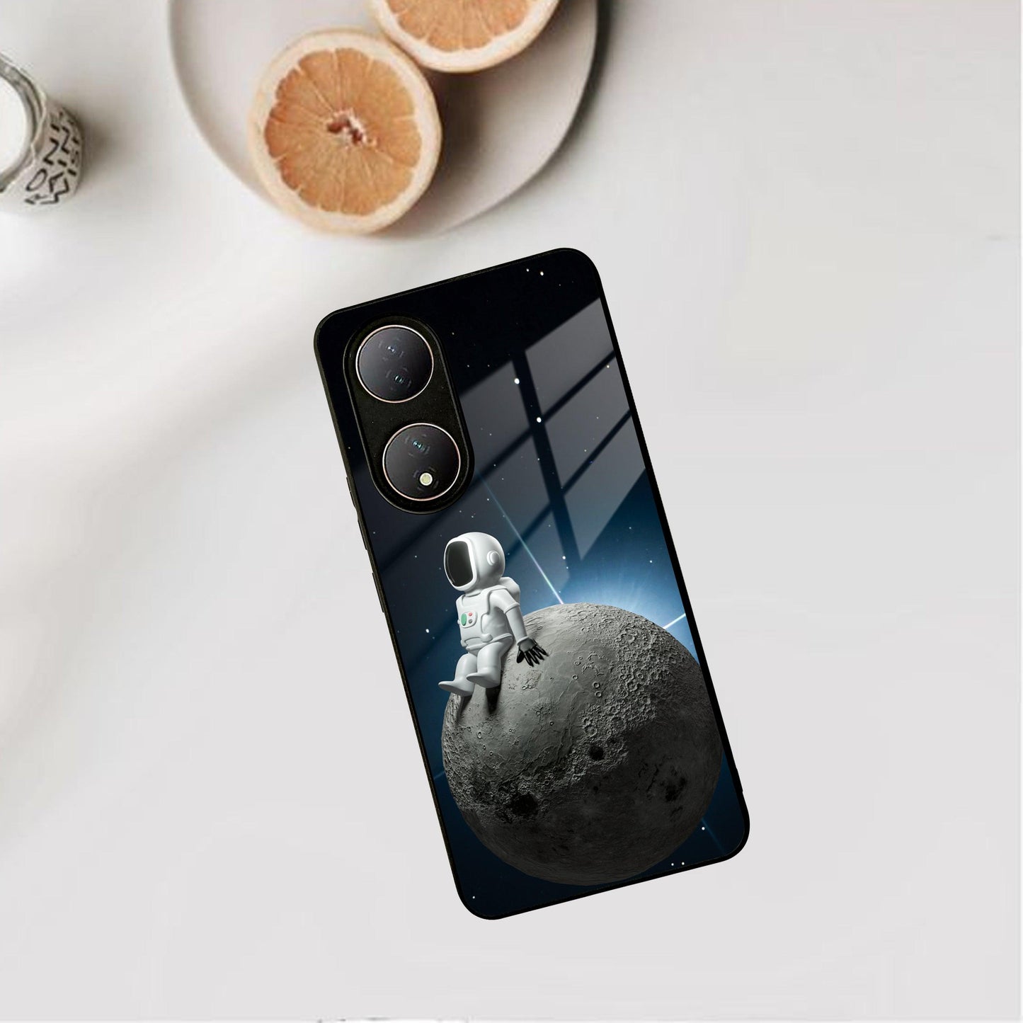 Astronod Moon Glass Case Cover For Vivo