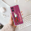 Attitude Girl Customize Anti Yellow Case For Motorola G85 5G