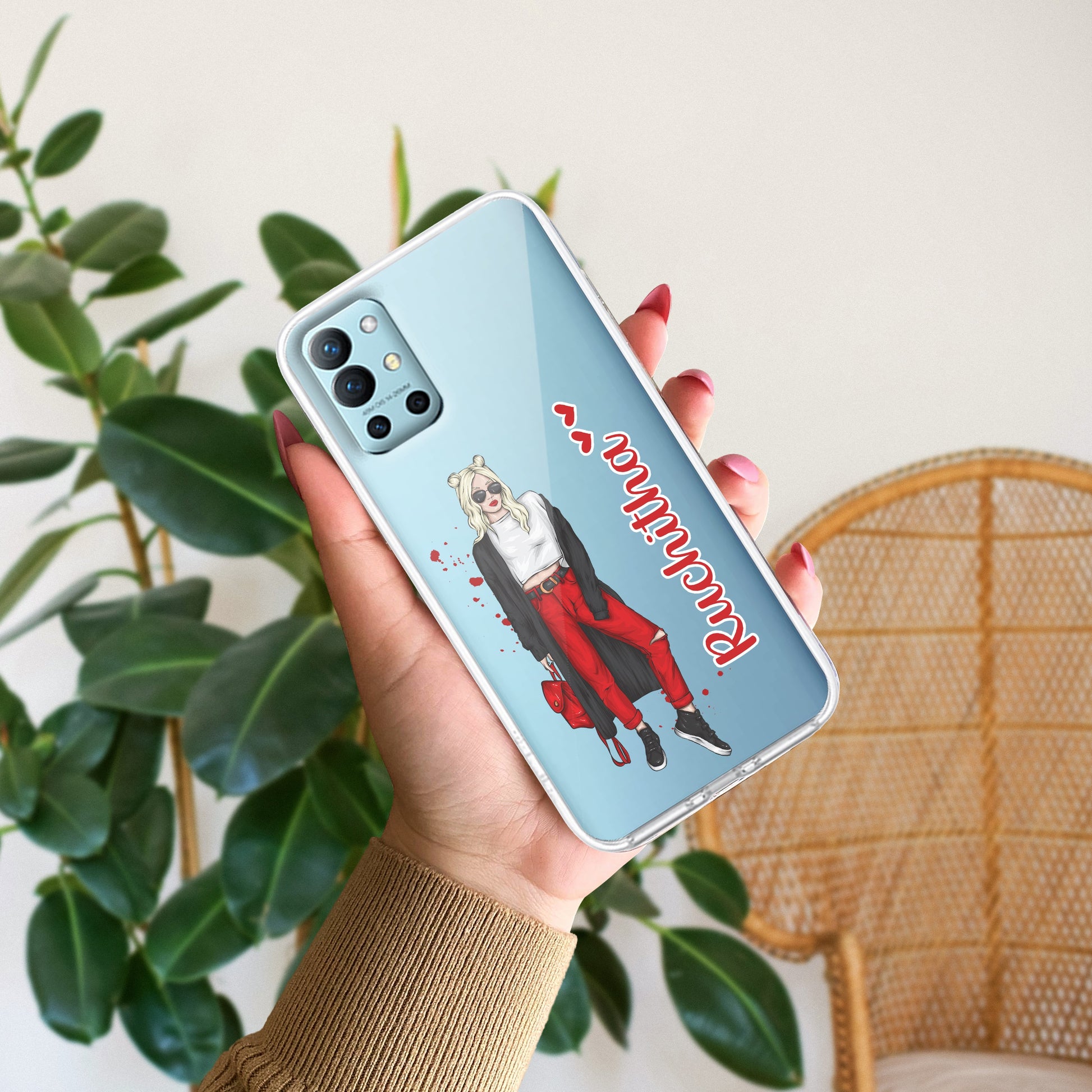 Attitude Girl Customize Transparent Silicon Case For OnePlus - ShopOnCliQ