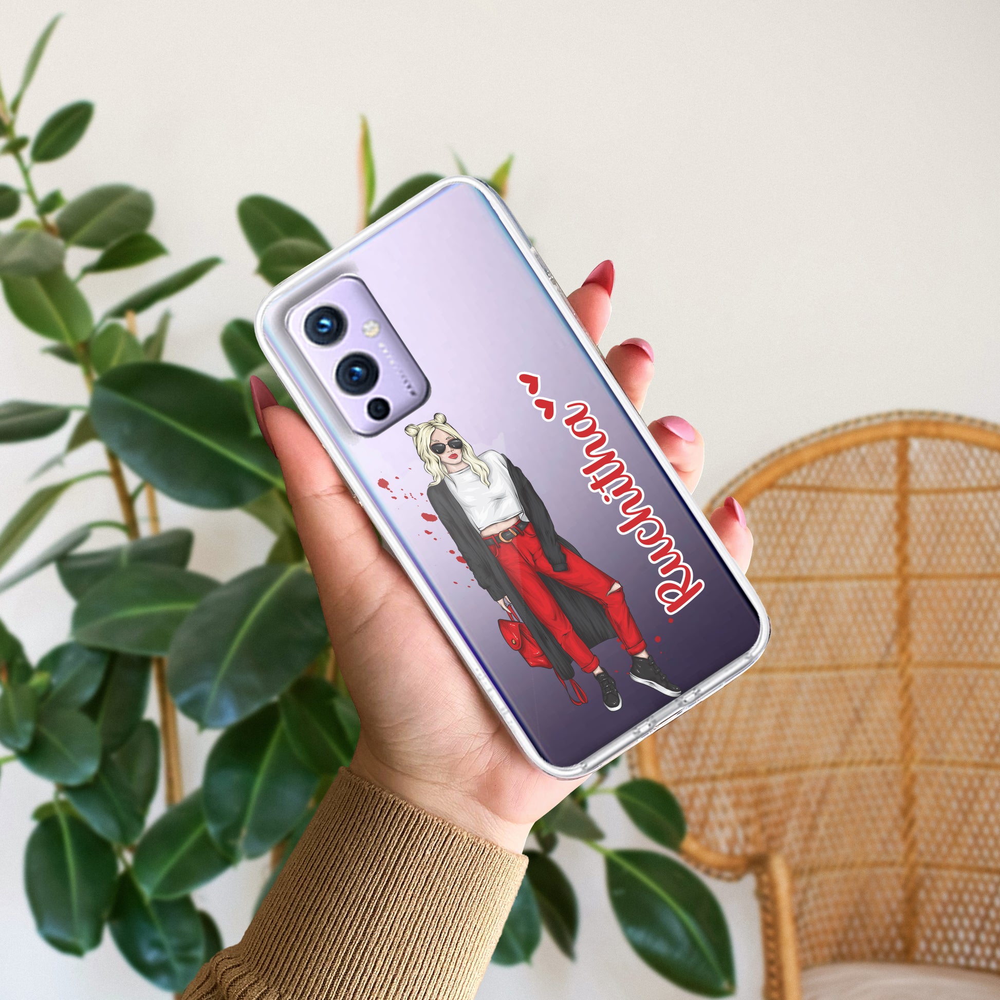 Attitude Girl Customize Transparent Silicon Case For OnePlus ShopOnCliQ