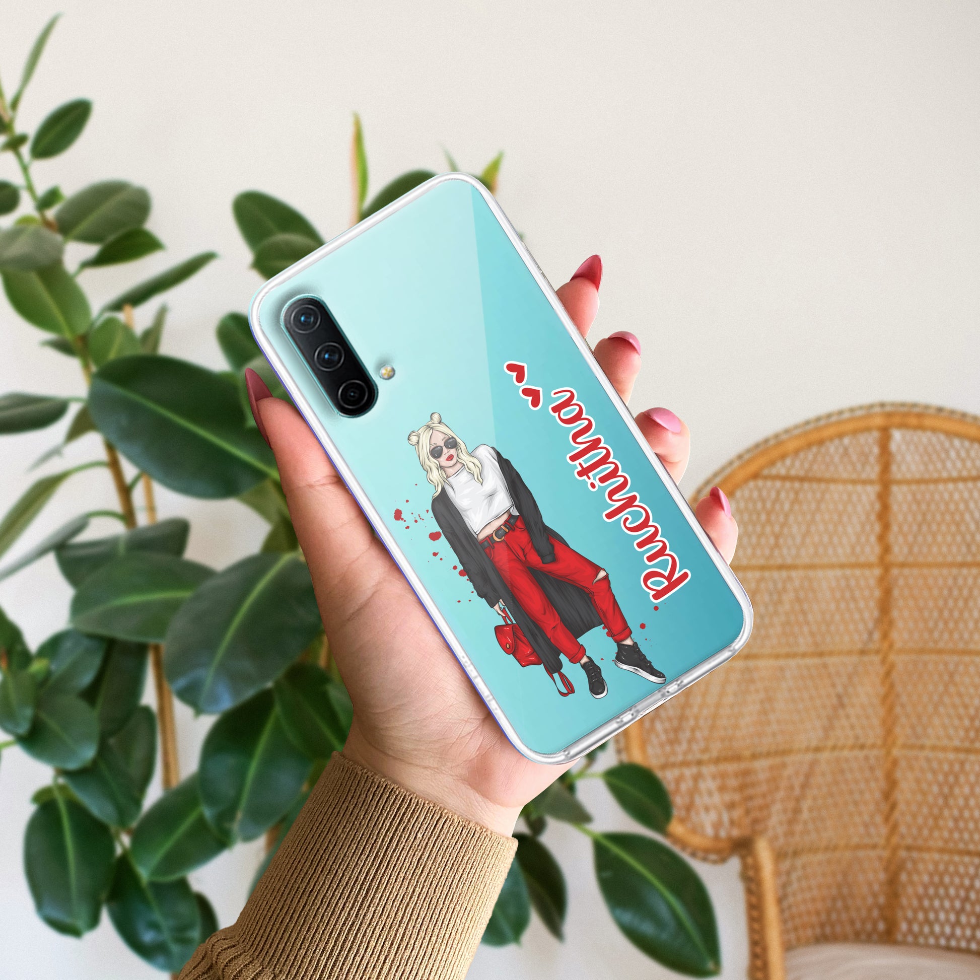 Attitude Girl Customize Transparent Silicon Case For OnePlus - ShopOnCliQ