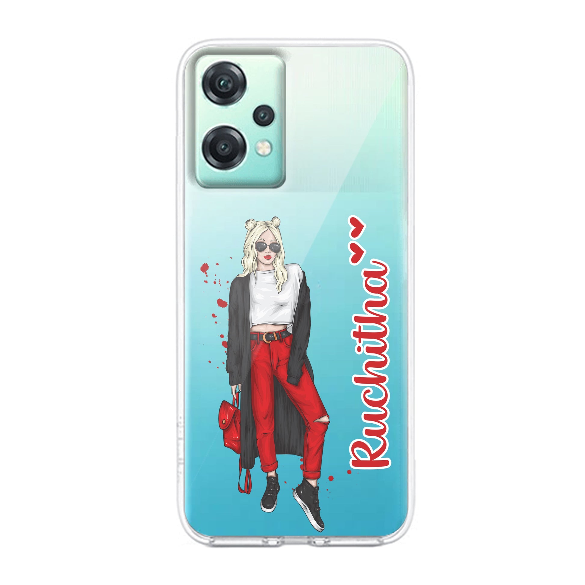 Attitude Girl Customize Transparent Silicon Case For OnePlus - ShopOnCliQ