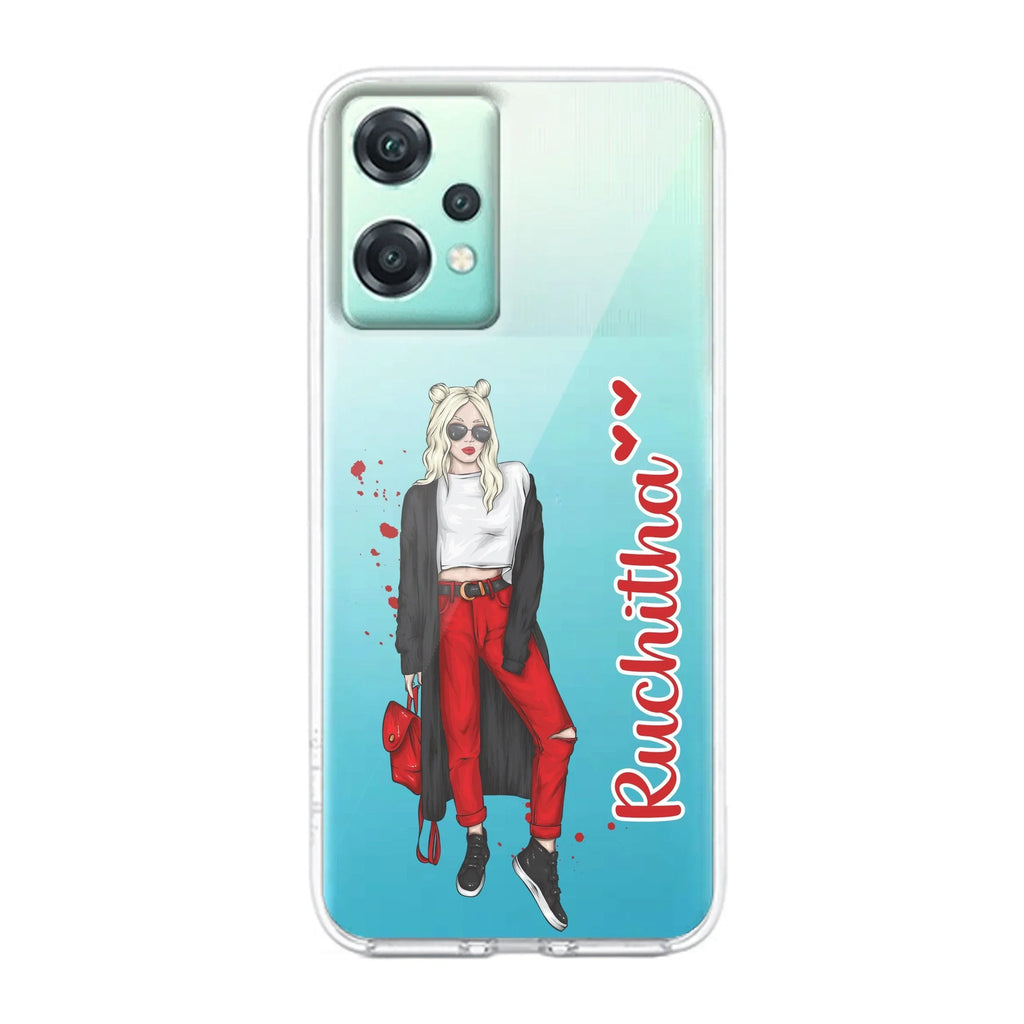 Attitude Girl Customize Transparent Silicon Case For OnePlus - ShopOnCliQ