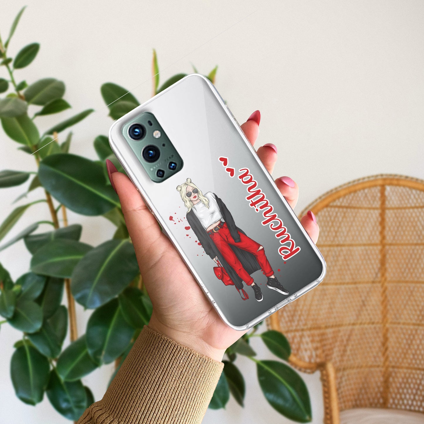 Attitude Girl Customize Transparent Silicon Case For OnePlus - ShopOnCliQ