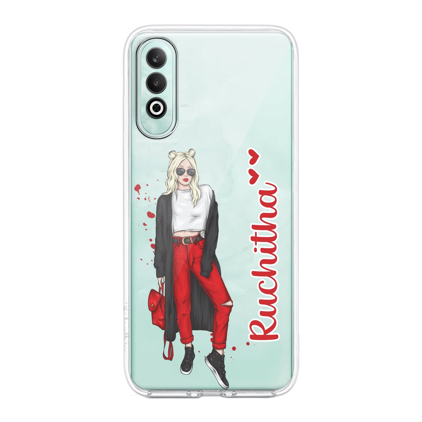 Attitude Girl Customize Transparent Silicon Case For OnePlus - ShopOnCliQ