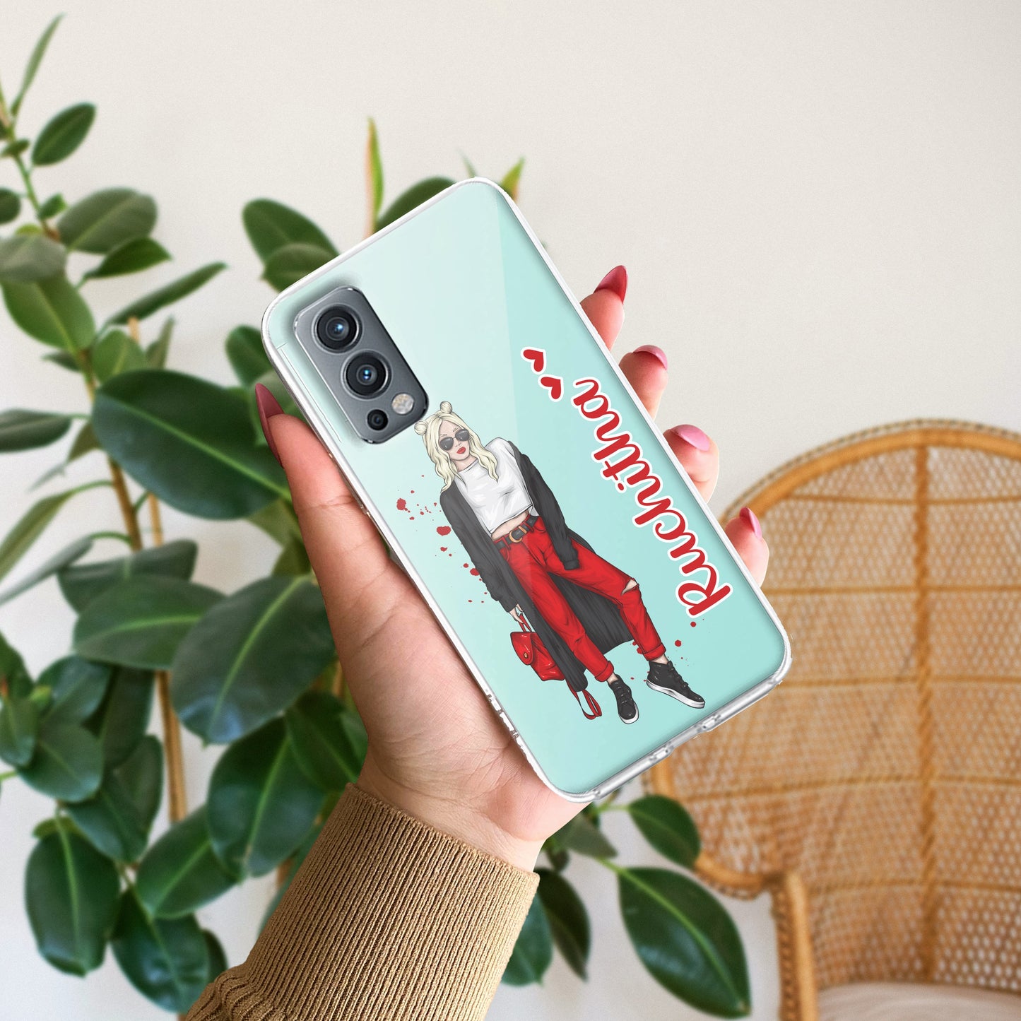 Attitude Girl Customize Transparent Silicon Case For OnePlus - ShopOnCliQ