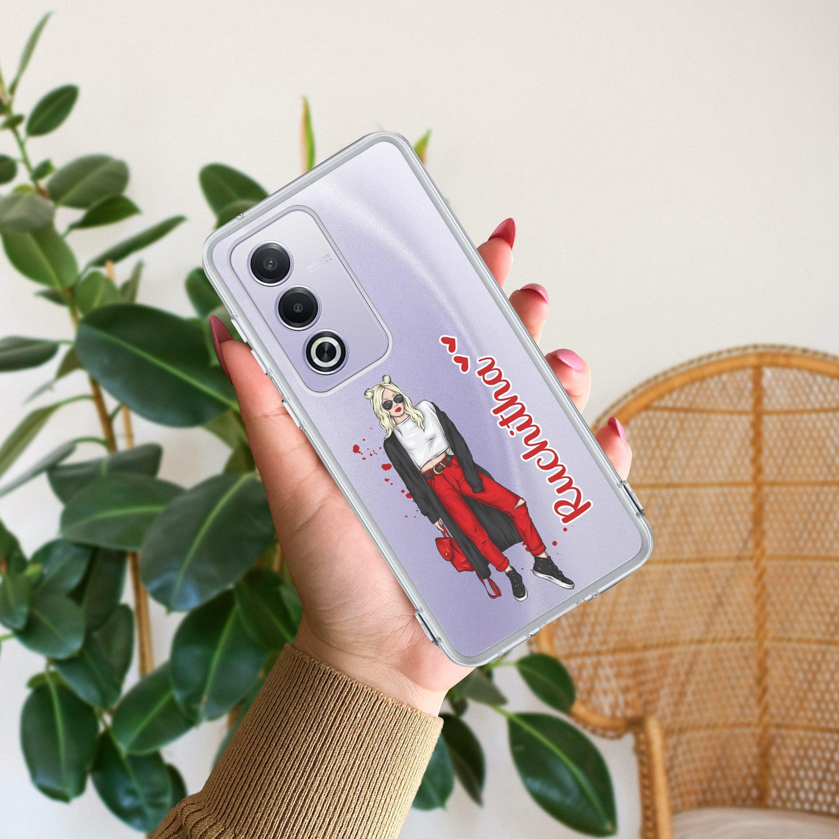Attitude Girl Customize Anti Yellow Case For Oppo A3 Pro 5G