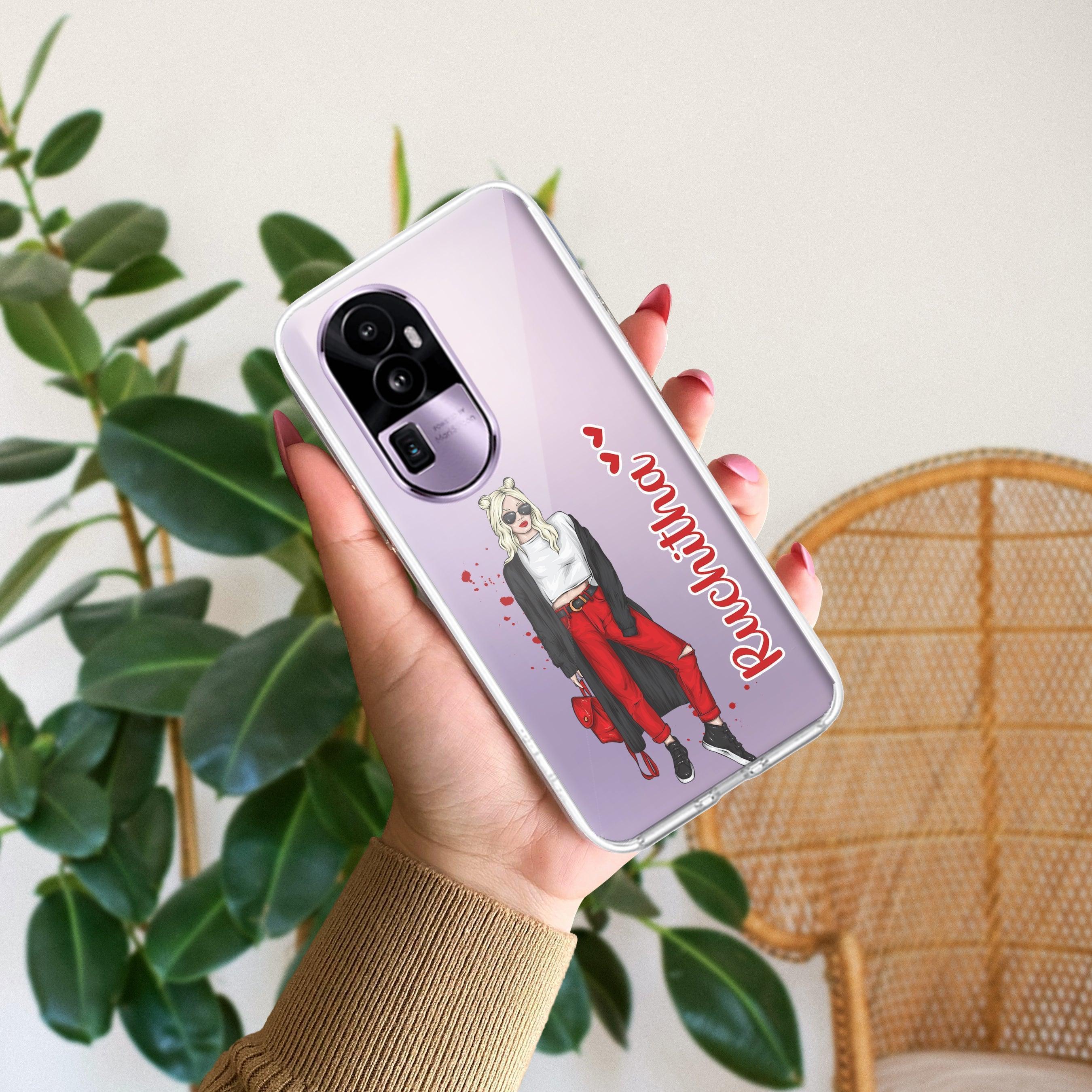 Attitude Girl Customize Transparent Silicon Case For Oppo - ShopOnCliQ