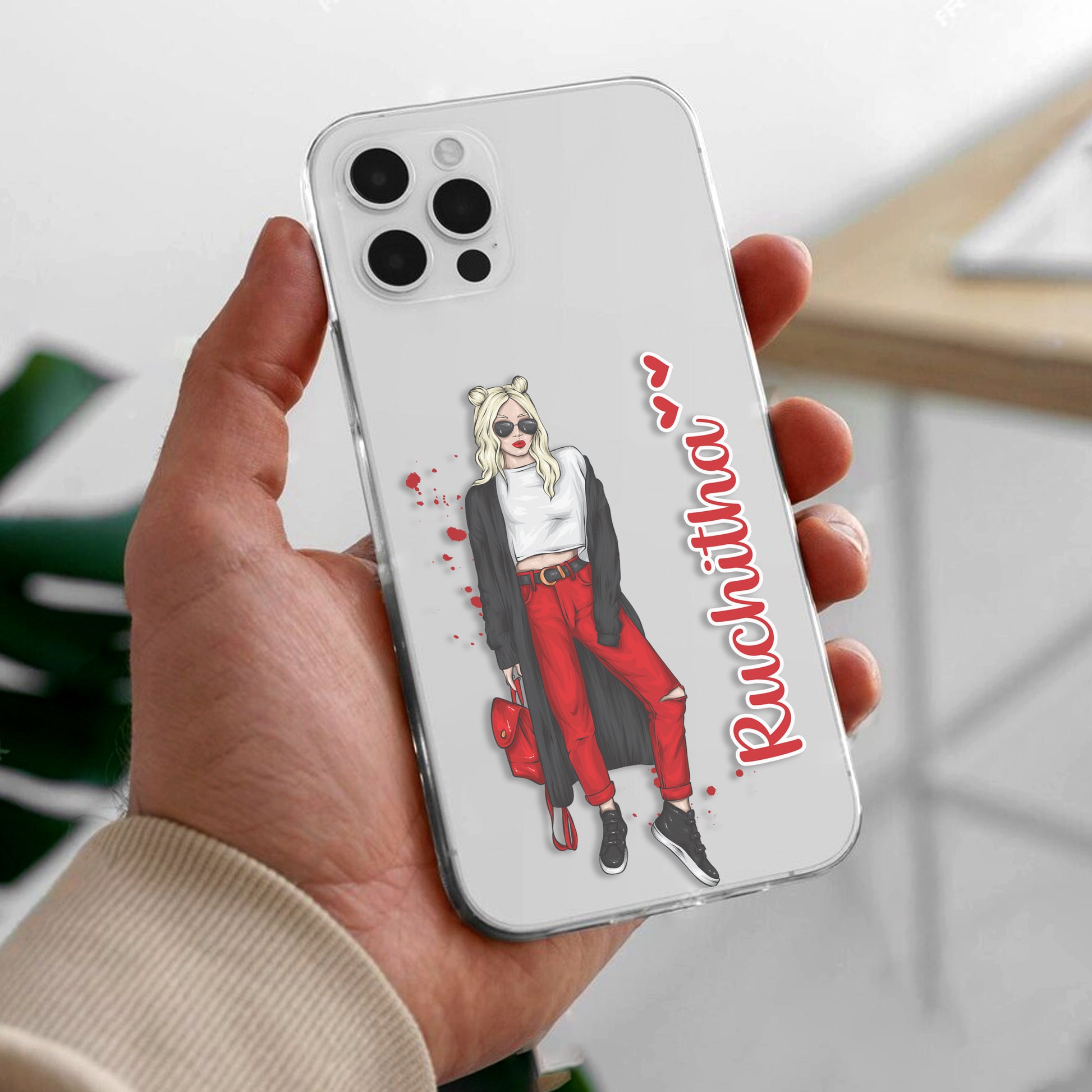 Attitude Girl Customize Transparent Silicon Case For Poco - ShopOnCliQ