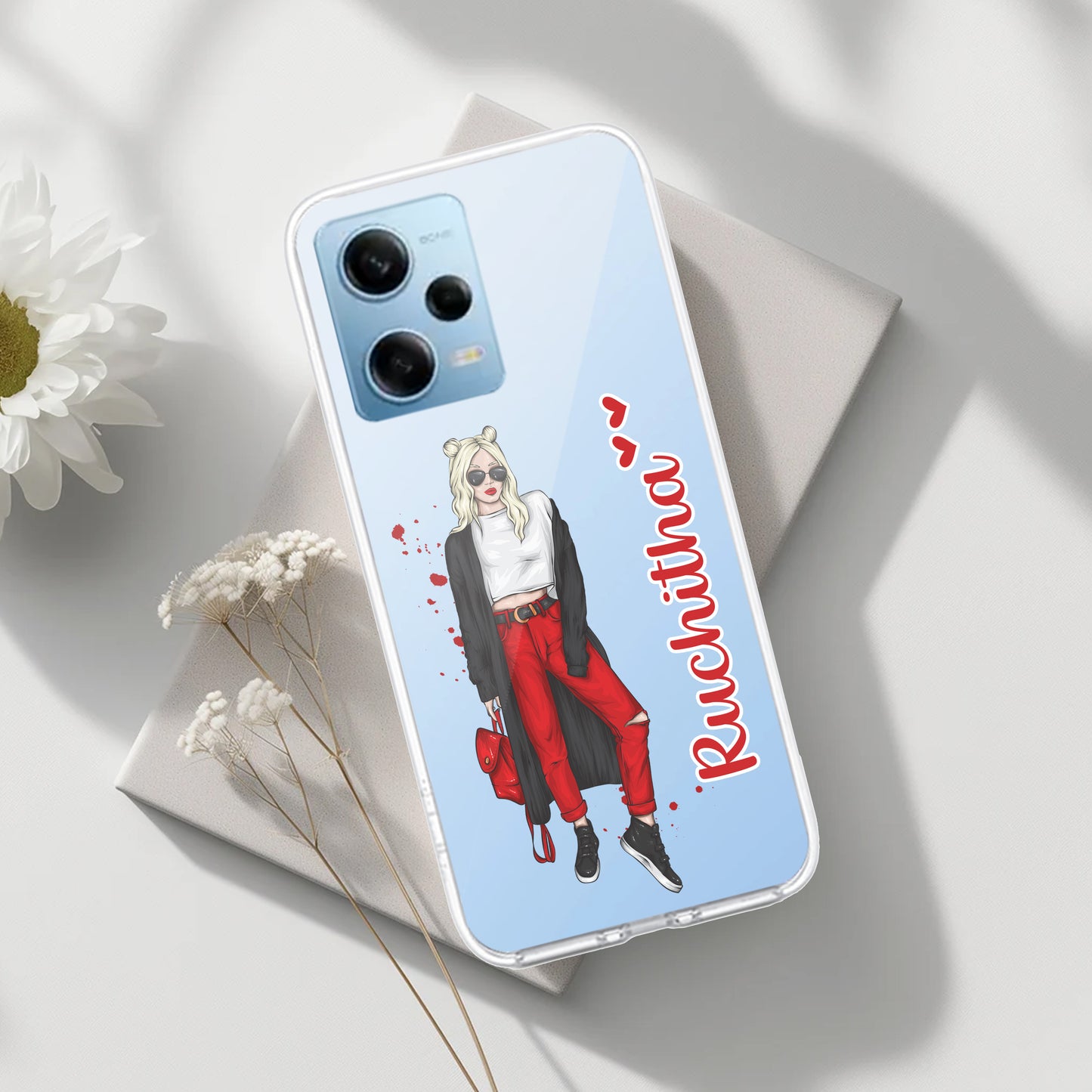 Attitude Girl Customize Transparent Silicon Case For Poco - ShopOnCliQ