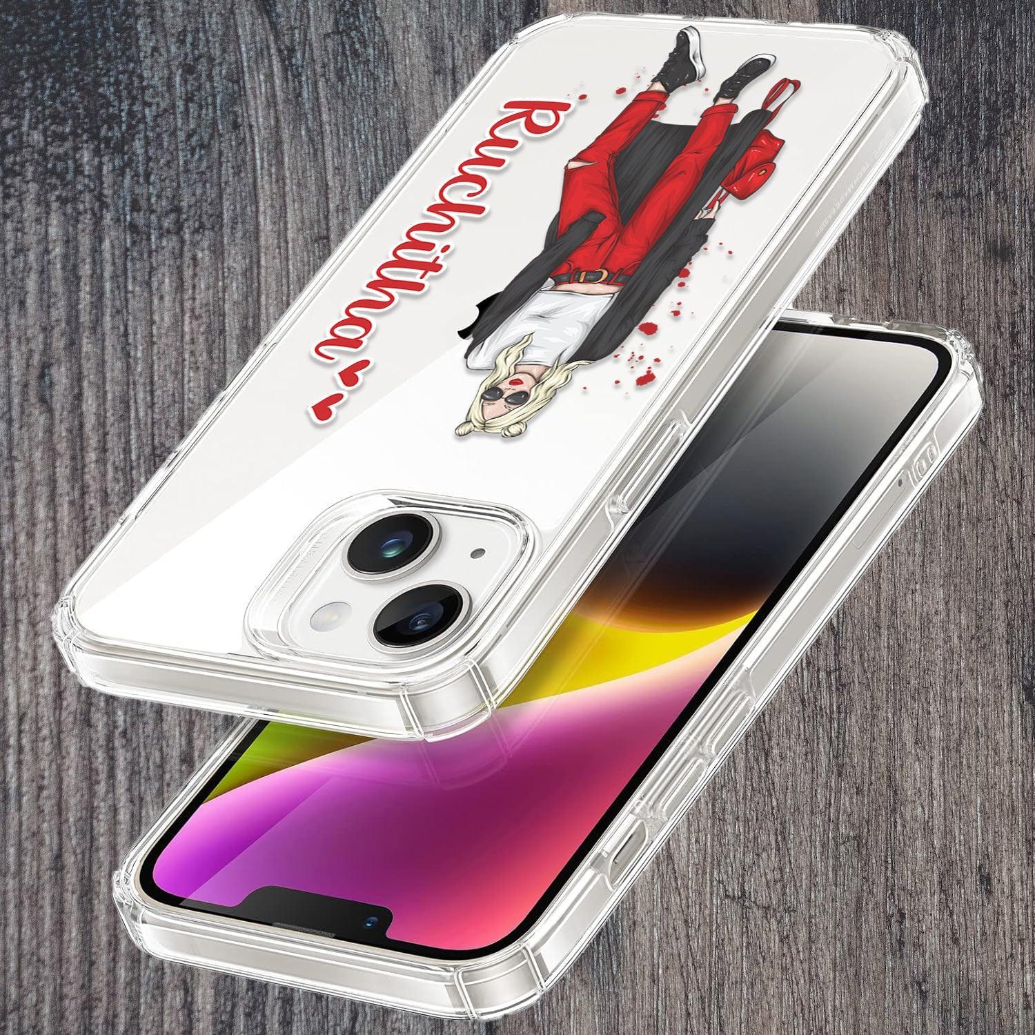Attitude Girl  Customize Transparent Silicon Case For Realme P1 Pro 5G