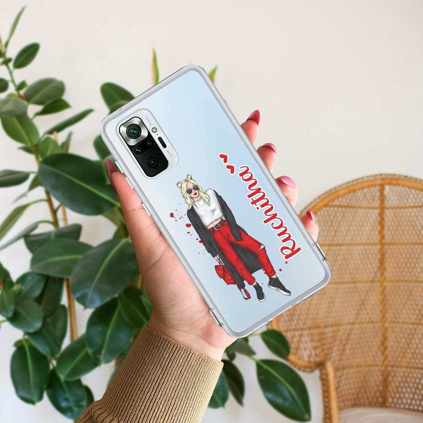 Attitude Girl Customize Transparent Silicon Case For Redmi/Xiaomi ShopOnCliQ