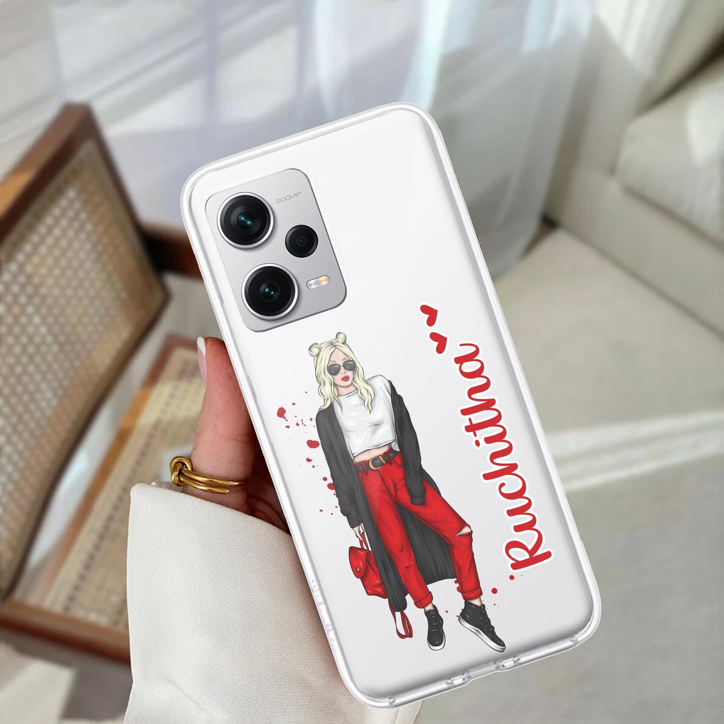 Attitude Girl Customize Transparent Silicon Case For Redmi/Xiaomi ShopOnCliQ