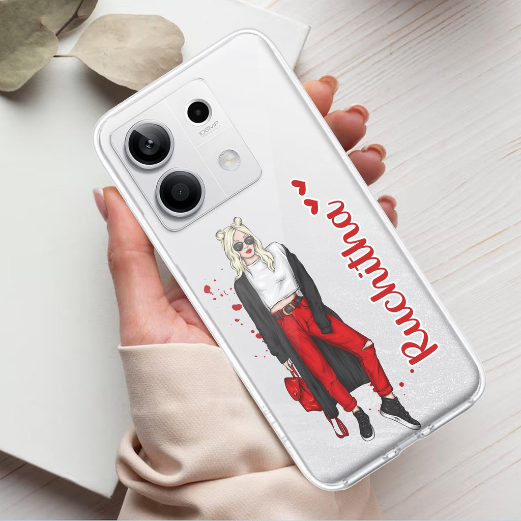 Attitude Girl Customize Transparent Silicon Case For Redmi/Xiaomi - ShopOnCliQ