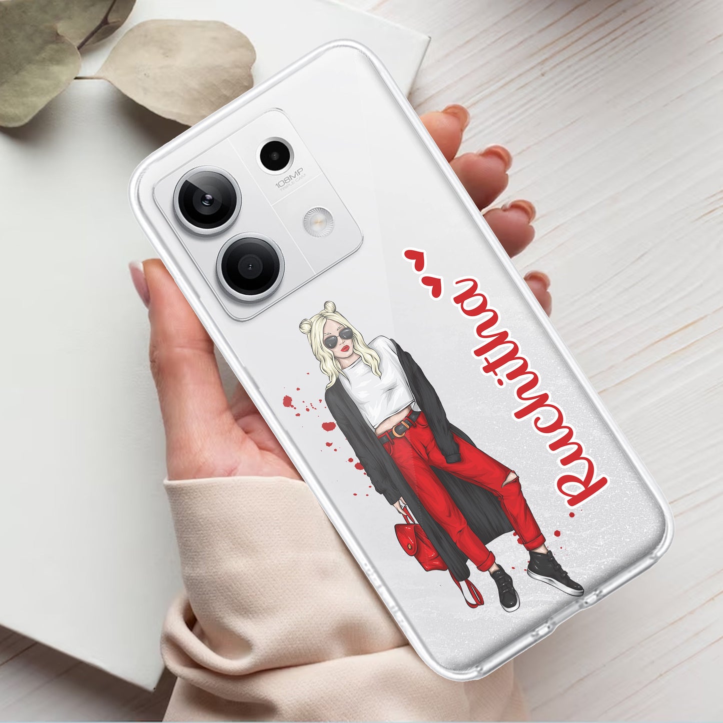 Attitude Girl Customize Transparent Silicon Case For Redmi/Xiaomi ShopOnCliQ