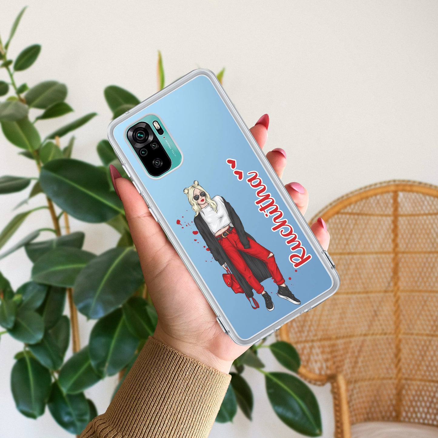 Attitude Girl Customize Transparent Silicon Case For Redmi/Xiaomi ShopOnCliQ