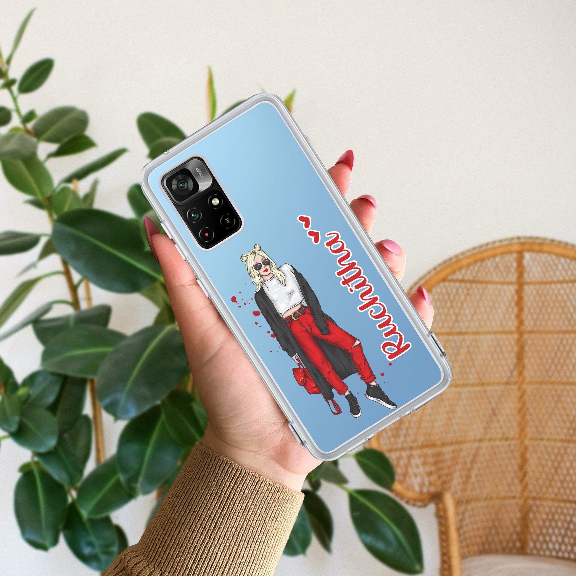 Attitude Girl Customize Transparent Silicon Case For Redmi/Xiaomi ShopOnCliQ