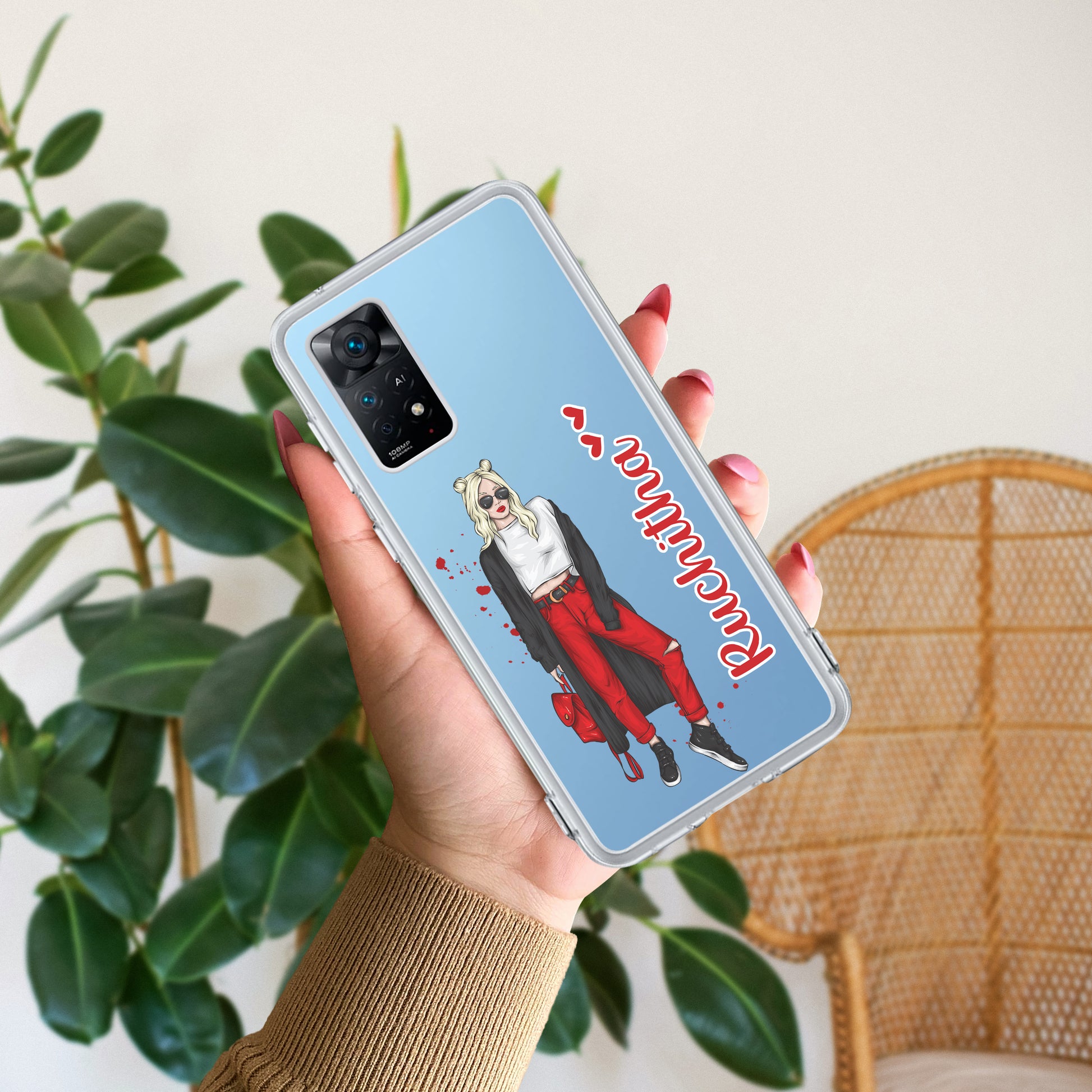 Attitude Girl Customize Transparent Silicon Case For Redmi/Xiaomi ShopOnCliQ