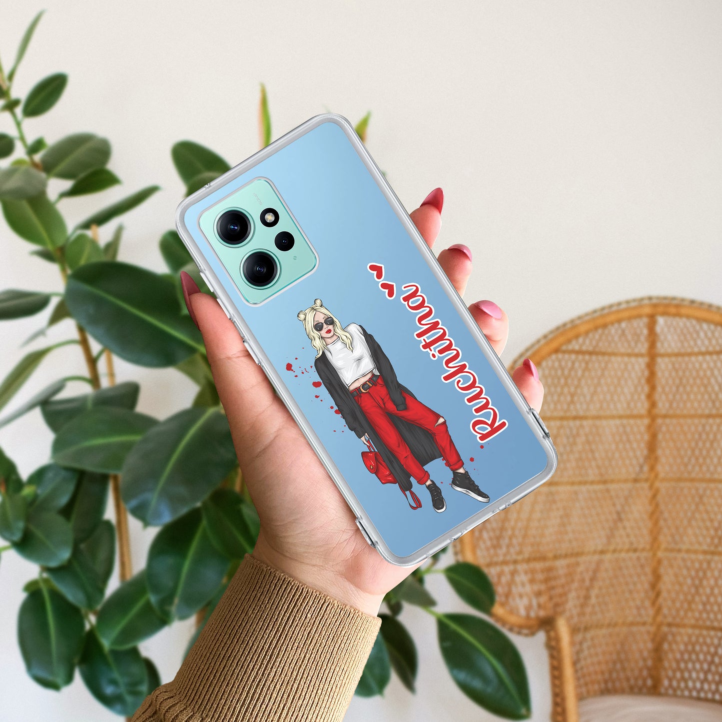 Attitude Girl Customize Transparent Silicon Case For Redmi/Xiaomi ShopOnCliQ