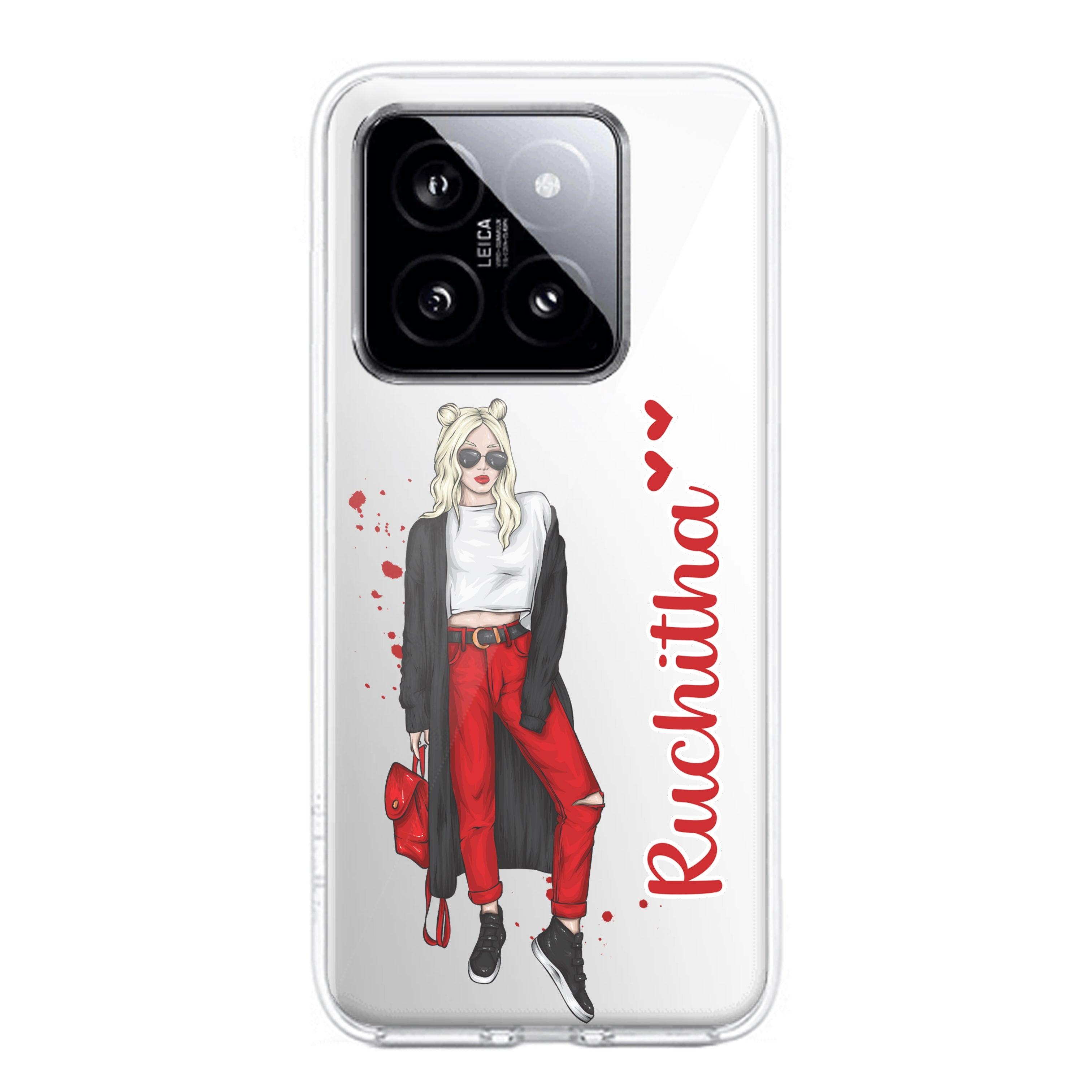 Attitude Girl Customize Transparent Silicon Case For Redmi/Xiaomi - ShopOnCliQ