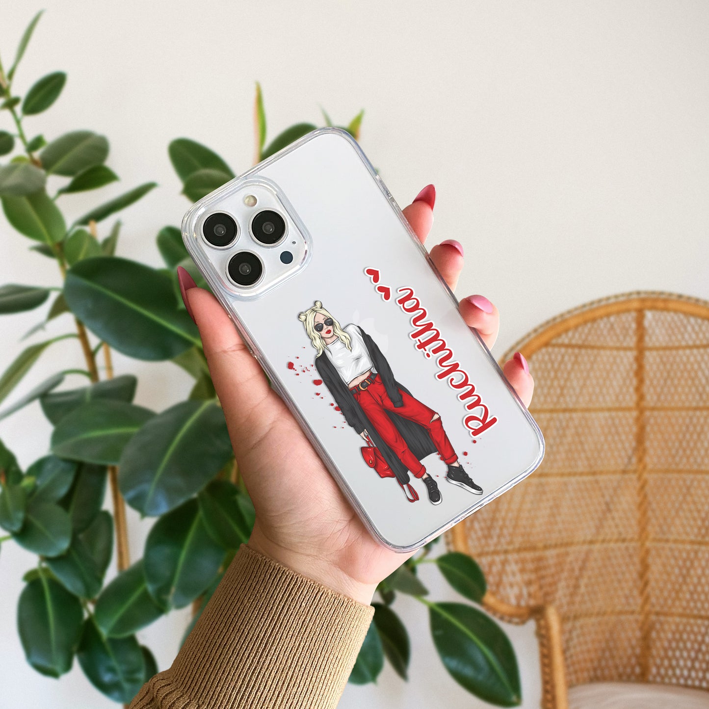 Attitude Girl Customize Transparent Silicon Case For Redmi/Xiaomi ShopOnCliQ