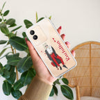 Attitude Girl Customize Transparent Silicon Case For Vivo Y35