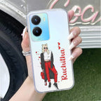 Attitude Girl Customize Transparent Silicon Case For Vivo Y16