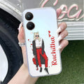 Attitude Girl Customize Transparent Silicon Case For Vivo Y28 5G