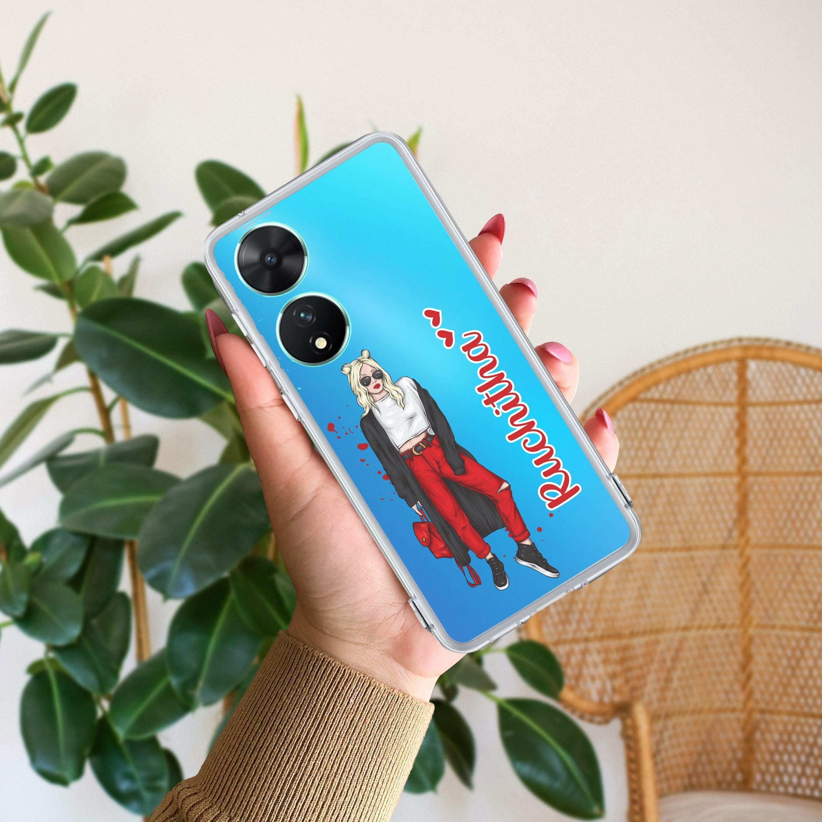 Attitude Girl Customize Transparent Silicon Case For Vivo X200 Pro 5G