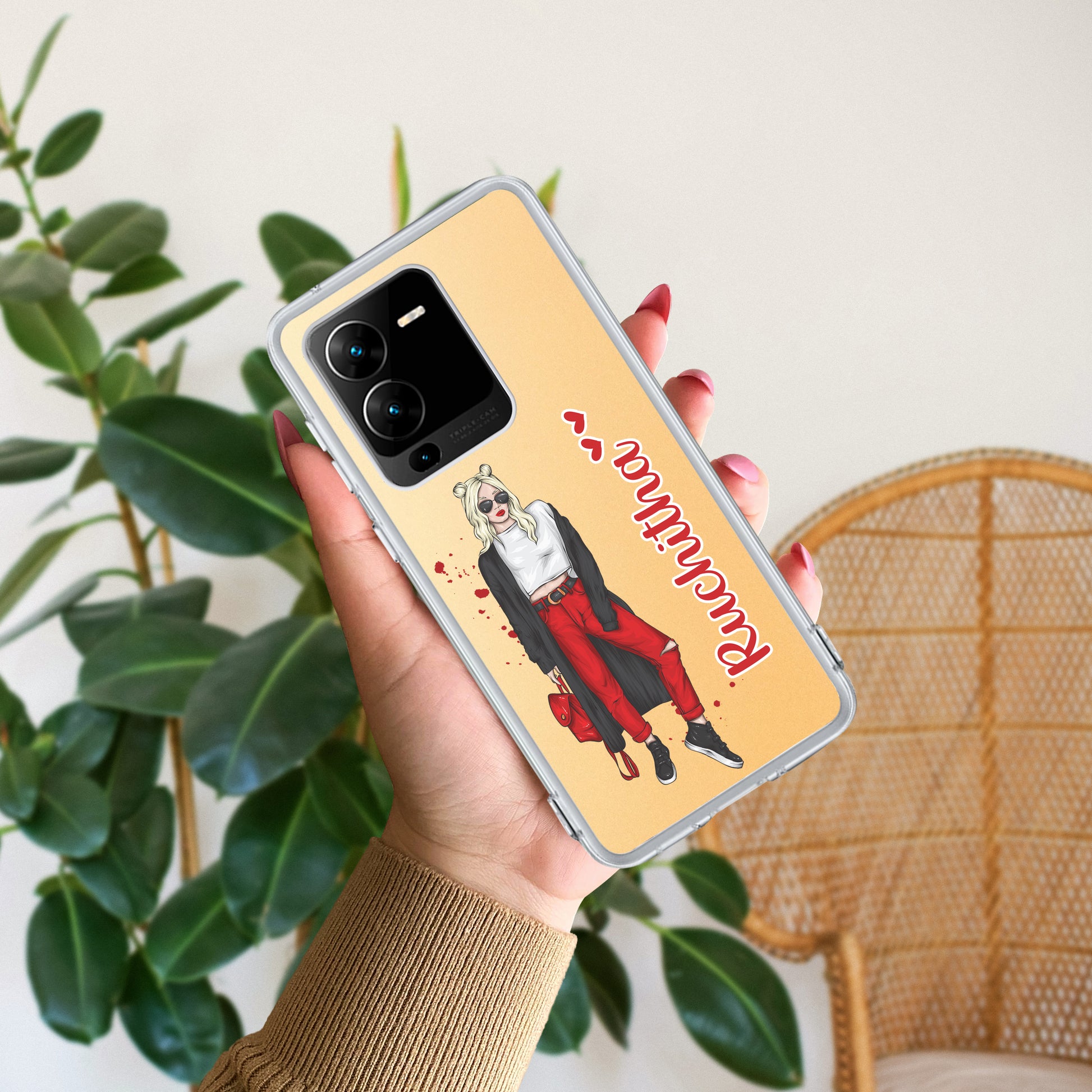 Attitude Girl Customize Transparent Silicon Case For Vivo ShopOnCliQ