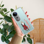 Attitude Girl Customize Transparent Silicon Case For Vivo V30e 5G