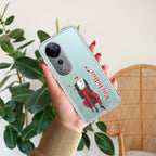 Attitude Girl Customize Transparent Silicon Case For Vivo T1 5G