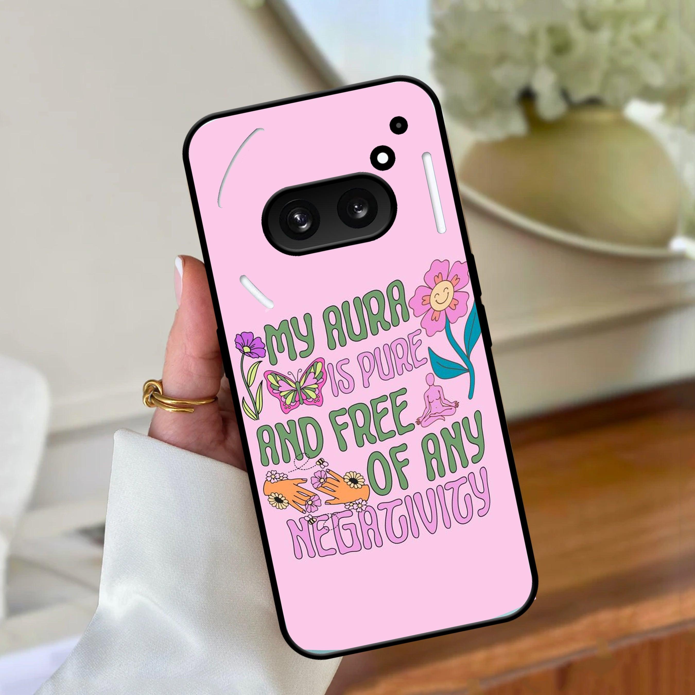 Aura Is Pure Glossy Metal Case Cover For Nothing - ShopOnCliQ