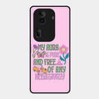 Aura Is Pure Glossy Metal Case Cover For Oppo - ShopOnCliQ