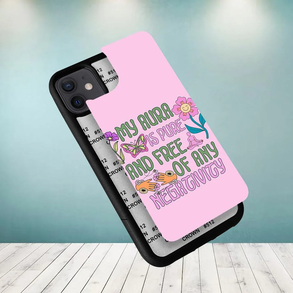 Aura Is Pure Glossy Metal Case Cover For Vivo - ShopOnCliQ