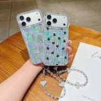 Aurora Shine Printed Phone Case – Random Print with Charm