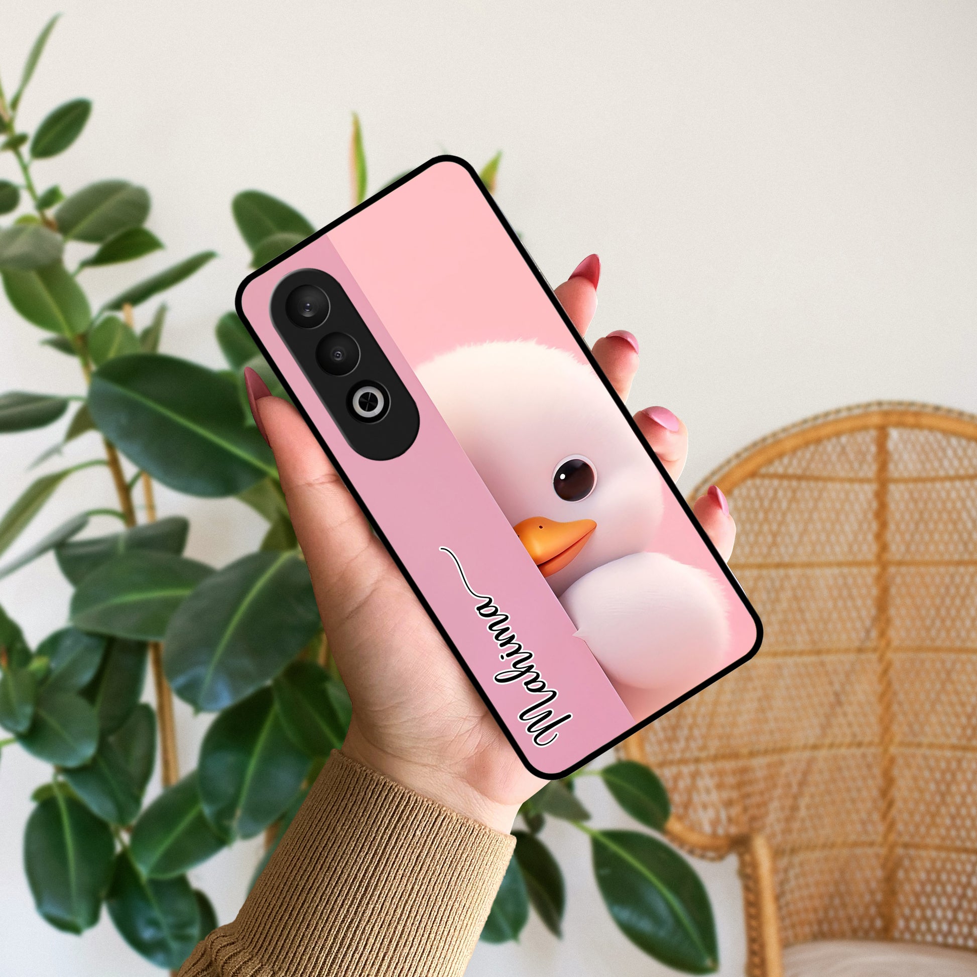 Baby Duck Glossy Metal Case Cover For Oppo ShopOnCliQ