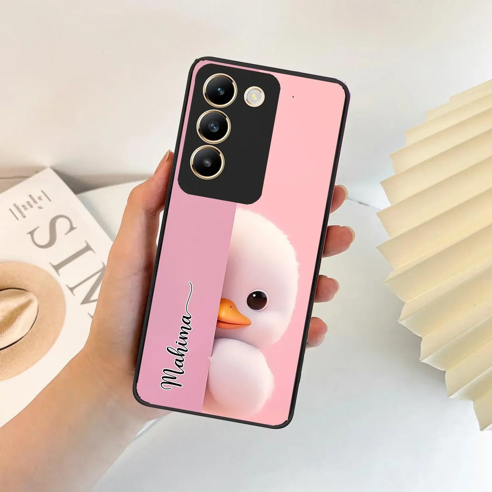Baby Duck Glossy Metal Case Cover For Vivo - ShopOnCliQ