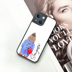 Bag Girl Customize Name Glass Case For iPhone - ShopOnCliQ