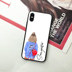 Bag Girl Customize Name Glass Case For iPhone - ShopOnCliQ