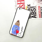 Bag Girl Customize Name Glass Case For iPhone - ShopOnCliQ