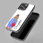 Bag Girl Customize Name Glass Case For OnePlus - ShopOnCliQ